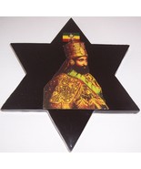 Star of David Coronation Plaque Haile Selassie I Ethiopia Orthodox Chris... - $110.56 CAD