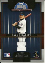 2005 Playoff Prestige MLB Game Used Jersey Kazuo Matsui 2 Mets VG - £0.79 GBP