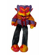 Vintage Dracula  Stuffins Halloween Toy 1998 Tie Dye Rare Large 22&quot; Plush - $47.50 CAD