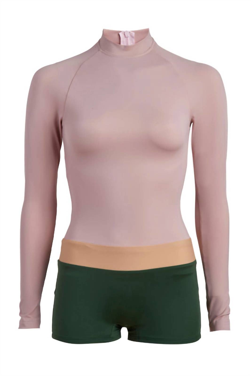 Olive Surf the lauren wetsuit in Sandy Rose- Dune -Dirty Martini