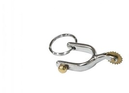 Western Saddle Horse Spur with Rowel Key Ring Silver Metal Rodeo Ranch Key Chain - £3.77 GBP