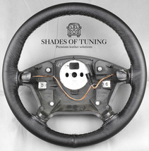  Leather Steering Wheel Cover For Mitsubishi Eclipse Black Seam - £39.95 GBP