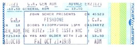 Fishbone Konzert Ticket Stumpf Oktober 21 1988 New York Stadt - £33.43 GBP