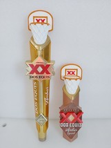 Draft Beer Tap Handle Lot of 2 Diff Rare Dos Equis Amber Basketball Hoop - £102.22 GBP