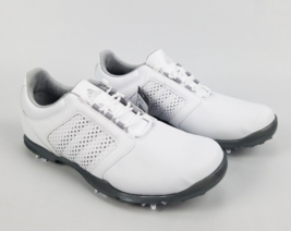 Adidas Women&#39;s W Adipure Tour Ftwwht/LTO Golf Shoes Size 7 White New - £62.75 GBP