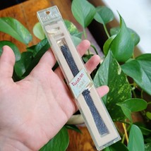 Vintage Speidel Classic Dainty Black Deluxe Leather Watchband - $24.99