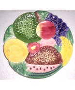 TAKAHASI CERAMIC HANDPAINTED FRUIT PLATTER TABLE PLATE - $676.46 MXN
