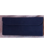 Vintage Navy and Red Clutch Purse with Pouch and Attached Coin Purse - $27.73 CAD