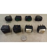 7OO26       SET OF 8 ASSORTED ROCKER SWITCHES, GOOD CONDITION - $10.19