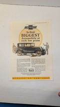 Chevrolet The Coach Full Page Magazine Ad 1928 The Literary Digest Gener... - $18.21