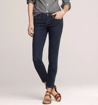 J Crew Women&#39;s Toothpick Ankle Skinny Jeans 30 Dark Wash Distressed 7738... - $26.84