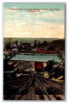 View Down Castle Shannon Incline Pittsburgh Pennsylvania UNP DB Postcard P19 - £4.54 GBP