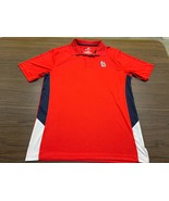 St. Louis Cardinals Men’s Red/Blue MLB Baseball Polo Shirt - Fanatics - ... - $14.99