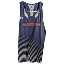 Auburn Tigers Track Tank Top Running Singlet Womens Sz Small Blue Under Armour - £24.11 GBP