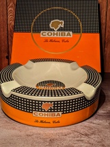 COHIBA 4 Cigar 8 &quot; Ceramic Ashtray with Cohiba lighter - $275.00