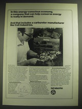 1974 Colt Industries Ad - In this energy-conscious economy - £14.48 GBP
