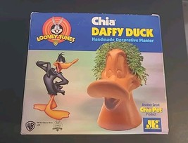 Nib Retro 2002 Looney Tunes Chia Pet Daffy Duck Planter Gift Warner Bros. - £11.30 GBP