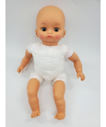 Cititoy Baby Doll Soft Body Vinyl Head Arm Legs Open Close Blue Eyes B313 - $18.99