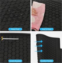 Car Floor Mats Custom Fit for Tacoma Double Cab 2018-2023 Black Rubber A... - $39.99