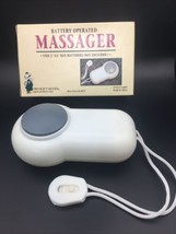 Muscle Body Massager Hand Held Portable NOS Good Old Values Vibrating Takes 2 AA - £3.88 GBP