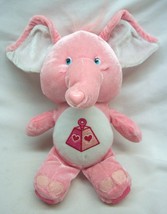 Care Bear Cousins Pink Lotsa Heart Elephant 10&quot; Plush Stuffed Animal Toy 2005 - £12.61 GBP