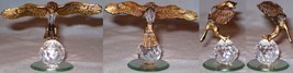 Brass &amp; Glass Eagle - £3.95 GBP