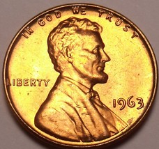United States Unc 1963-P Lincoln Memorial Cent~Free Shipping - $2.54