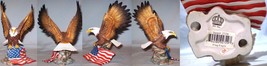 Porcelain Eagle Flag in Talons - £15.80 GBP