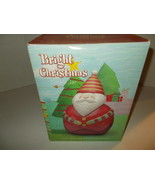 New in Box Sakura by Oneida Bright Christmas Santa Cookie Jar - $21.90 CAD