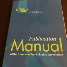 Publication Manual of the American Psychological Association 6th Edition PB - £10.31 GBP