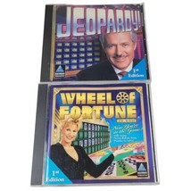 Vintage Wheel of Fortune and Jeopardy PC Game Show Lot Vintage Good Shape - £4.26 GBP