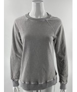 Mazik Sweatshirt Top Size Small Stonewashed Gray Crew Neck Pullover Womens - $24.75