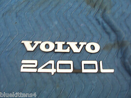 240 DL USED TRUNK TRIM EMBLEM 1993 1992 1991 1990 ORIGINAL VOLVO ORNAMENT - £54.47 GBP