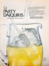 PARTY DAIQUIRIS - Puerto Rican Rum - 1968 Vintage Print Ad - €8,11 EUR