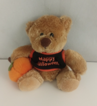 2008 Plushland Trick or Treat  Bear W/ Pumpkin Halloween Plush 6&quot; (B) - $8.90