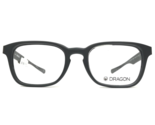 Dragon Gafas Monturas DR161 002 BARNEY Negro Mate Cuadrado Full Borde 52... - $88.19