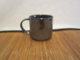 2013 Starbucks Coffee Mug Tea Cup Metallic Grey Etched 14 oz Stackable Stacker - £15.81 GBP