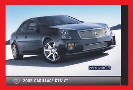 2005 Cartolina A Colori Cadillac CTS-V Sedan Vintage - Usa - Originale... - £5.02 GBP