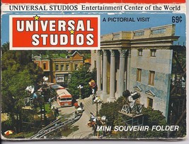 1981 Pictorial Visit To Universal Studios  Mini Souvenir Folder Of 10 - £7.83 GBP