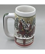 Limited Edition Budweiser Clydesdales Holiday Beer Stein Mug Anheuser Bu... - $246.03 MXN