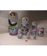 Nesting Dolls - Butterfly Girls - Beautifully Hand-Painted - 8 Pieces lo... - £39.31 GBP