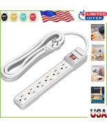 Low Profile Power Strip with 6 Outlets and 15FT Cord - Perfect for Tight... - $627.56 MXN