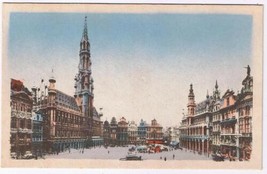 Belgium Postcard Brussels Bruxelles Market Place Grand Place - £1.73 GBP