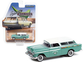 1955 Chevrolet Nomad Green w White Top Holley Speed Shop Estate Wagons Series 7 - £15.50 GBP