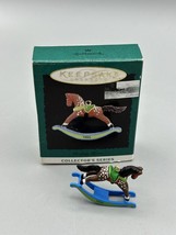 Ornament Hallmark Keepsake Rocking Horse #8 Appaloosa Miniature QXM4827 1995 - £5.38 GBP