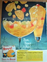 Royal Gelatin Recipe Print Magazine Advertisement 1964 - £3.92 GBP