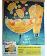 Royal Gelatin Recipe Print Magazine Advertisement 1964 - £3.90 GBP