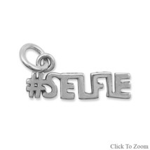 Sterling Silver #SELFIE Charm - £11.97 GBP