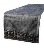 Crystal Susan - Grey Suede Decorative Table Runner - €44,02 EUR+