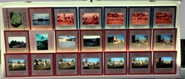 160+ VTG Kodak Kodachrome 35mm Color Slide Lot 1950&#39;s Houses Buildings Towns USA - £76.19 GBP